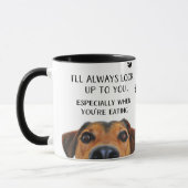 Kijk naar je grappige persoonlijke hond-Mok Mok (Links)