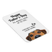 Kijk naar je grappige Vaderdag van Dog Magnet Magneet (Rechterzijde)