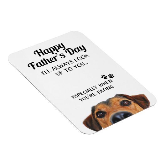 Kijk naar je grappige Vaderdag van Dog Magnet Magneet (Rechterzijde)