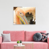 Kijk naar je Pelican Canvas druk Afdruk (Insitu (Woonkamer))