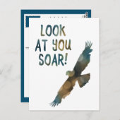 kijk naar je soar bokeh briefkaart (Voorkant / Achterkant)