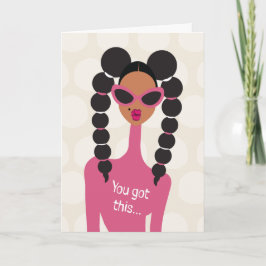 Kijk naar je sterke vrienden - je hebt dit bedankkaart