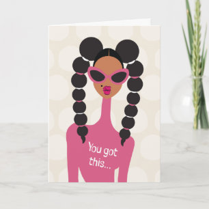 Kijk naar je sterke vrienden - je hebt dit bedankkaart