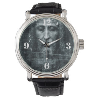Kijk naar Jezus Gezicht Horloge