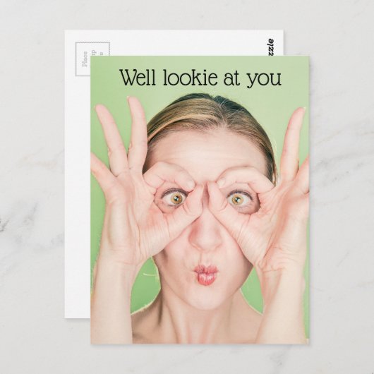 Kijk naar jou briefkaart (Voorkant / Achterkant)