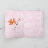 Kijk naar jou! Pink Floral Garden Gefeliciteerd Kaart (Binnen)