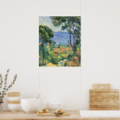 Kijk naar L'Estaque en de Chateaux d'If Poster (Keuken)