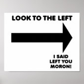 Kijk naar links Poster (Voorkant)