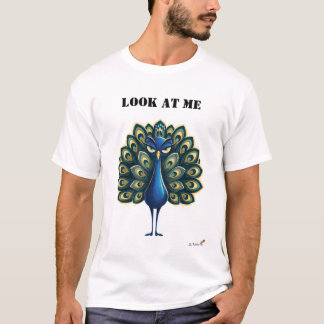 Kijk Naar Me Grappige Pauw T-Shirt