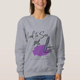 Kijk naar me sweatshirt
