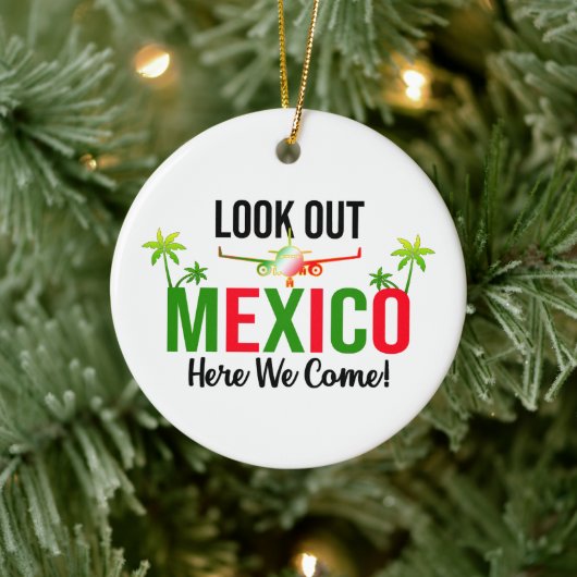 Kijk naar Mexico hier. Keramisch Ornament (Boom)