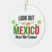 Kijk naar Mexico hier. Keramisch Ornament (Links)