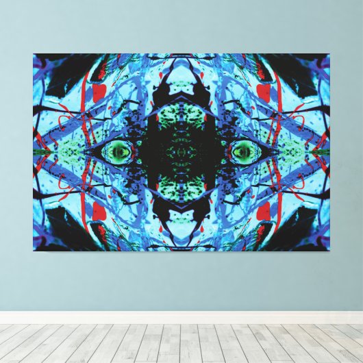 Kijk naar mij 63x42 canvas afdruk (Insitu (Houten vloer))