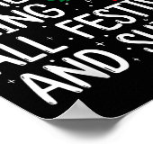 Kijk naar mij als feestelijk en een kerstfeest poster (Hoek)