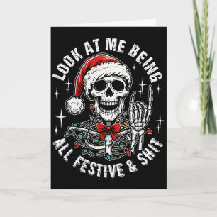 Kijk naar mij, helemaal feestelijk en grappig skel kaart