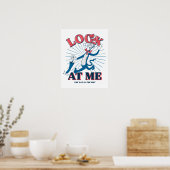 Kijk naar mij Kat in de Hoed Poster (Keuken)