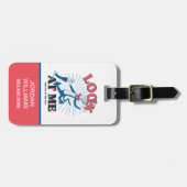 Kijk naar mij kat in het Pet Bagagelabel (Voorkant horizontaal)