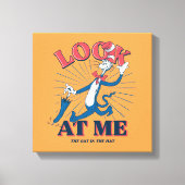 Kijk naar mij kat in het Pet Canvas Afdruk (Voorkant)