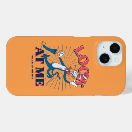 Kijk naar mij kat in het Pet Case-Mate iPhone Case (Achterkant (horizontaal))