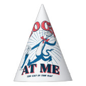 Kijk naar mij kat in het Pet Feesthoedjes (Voorkant)