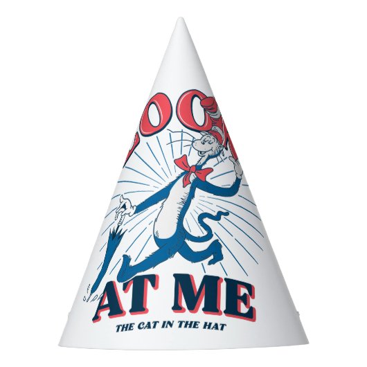 Kijk naar mij kat in het Pet Feesthoedjes (Voorkant)