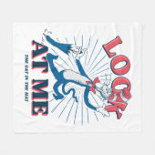 Kijk naar mij kat in het Pet Fleece Deken (Voorkant (Horizontaal))