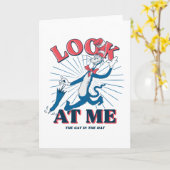 Kijk naar mij kat in het Pet Kaart (Gele Bloem)