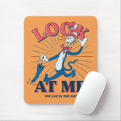 Kijk naar mij kat in het Pet Muismat (Met muis)