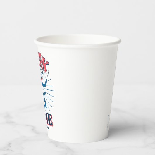 Kijk naar mij kat in het Pet Papieren Bekers (Achterkant)