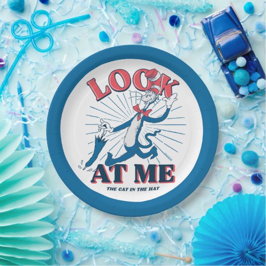 Kijk naar mij kat in het Pet Papieren Bordje (Feest)