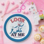 Kijk naar mij kat in het Pet Papieren Bordje (Feest)