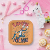 Kijk naar mij kat in het Pet Papieren Bordje (Feest)