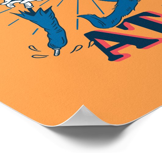 Kijk naar mij kat in het Pet Poster (Hoek)