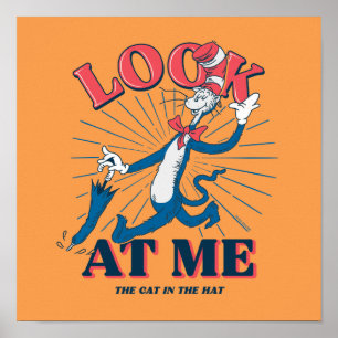 Kijk naar mij kat in het Pet Poster