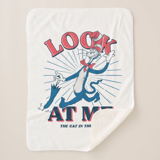 Kijk naar mij kat in het Pet Sherpa Deken (Voorkant)