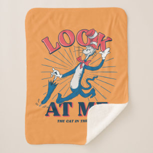 Kijk naar mij kat in het Pet Sherpa Deken