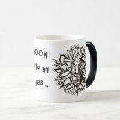 KIJK NAAR Mijn ogen Magische Mok (Voorkant rechts)