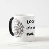 KIJK NAAR Mijn ogen Magische Mok (Voorkant links)