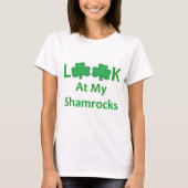 Kijk naar mijn sjamrocks St Patricks Day Funny TSh T-shirt (Voorkant)