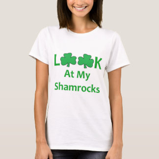 Kijk naar mijn sjamrocks St Patricks Day Funny TSh T-shirt