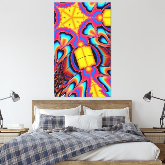 Kijk naar Mijn werken, gij machtigen en wanhopen Canvas Afdruk (Insitu (Slaapkamer))