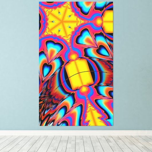 Kijk naar Mijn werken, gij machtigen en wanhopen Canvas Afdruk (Insitu (Houten vloer))