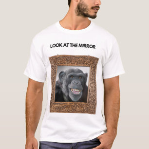 Kijk naar Mirror Funny Meme T-shirt