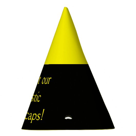 Kijk naar onze fantastische petten. feesthoedjes (Rechts)