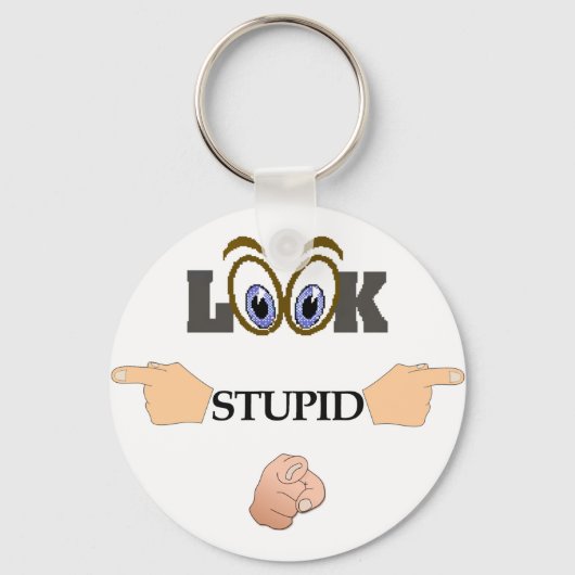 Kijk naar stoute Sleutelhanger (Voorkant)