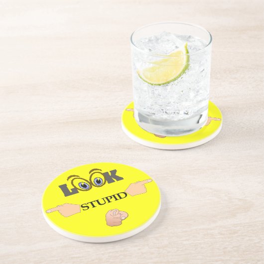 Kijk naar stuitend Onderzetter (Zijkant)