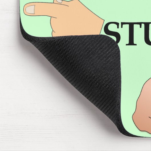 Kijk naar Stupid Mousepad Muismat (Hoek)