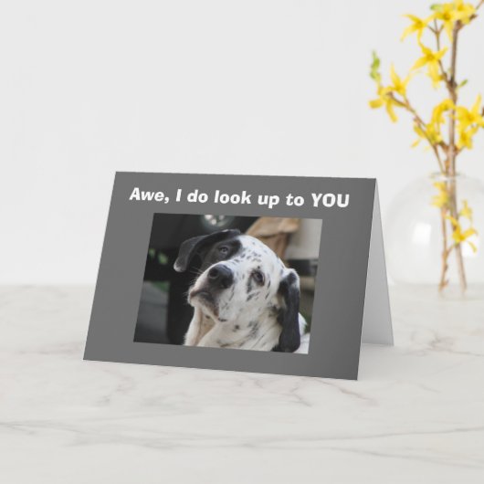 KIJK NAAR U OVER DE HILL KAART (Gele Bloem)