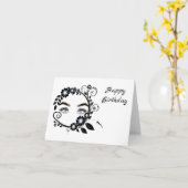 Kijk naar Verjaardag Kaart (Gele Bloem)