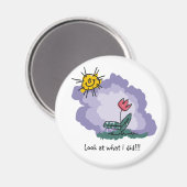 Kijk naar wat ik Magnet deed (Voorkant / Achterkant)